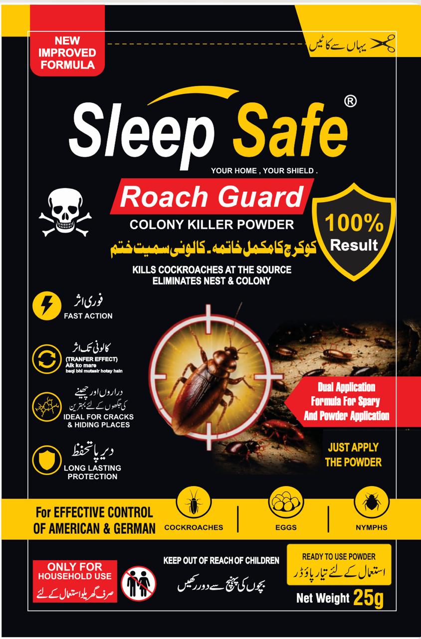 Sleep Safe Roach Guard — Fast-Acting Cockroach Killer