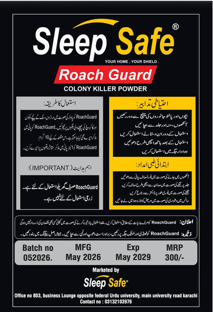 Sleep Safe Roach Guard — Fast-Acting Cockroach Killer